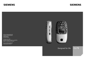 Siemens CL75 Gebruiksaanwijzing