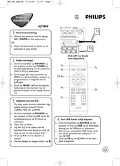 Philips AZ1840 Handleiding