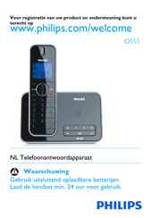 Philips ID555 Gebruiksaanwijzing