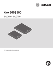 Bosch Kiox 500 Gebruiksaanwijzing