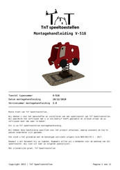 TNT V-516 Montagehandleiding