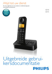 Philips D215 Gebruiksaanwijzing