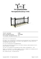 TNT B-061 Montagehandleiding