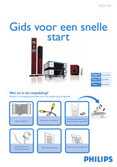 Philips MCD 709 Gids Voor Een Snelle Start