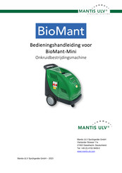 Mantis ULV BioMant Mini Bedieningshandleiding