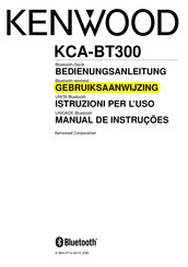 Kenwood KCA-BT300 Gebruiksaanwijzing