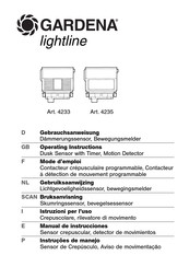 Gardena lightline 4233 Gebruiksaanwijzing