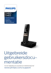 Philips D460 Gebruiksaanwijzing