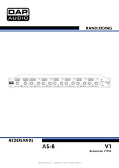 DAP Audio AS-8 Handleiding