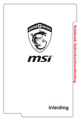 MSI Gaming G Series Gebruikershandleiding