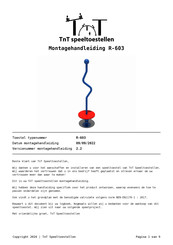 TNT R-603 Montagehandleiding