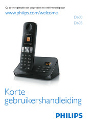 Philips D6001B/22 Gebruiksaanwijzing