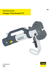 Viega Pressgun-Press Booster PT2 4296.4XL Gebruiksaanwijzing