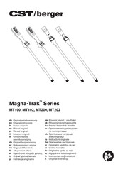 CST/BERGER Magna-Trak MT202 Gebruiksaanwijzing