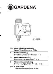 Gardena T 14 e Gebruiksaanwijzing