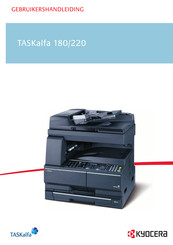 Kyocera TASKalfa 220 Gebruikershandleiding