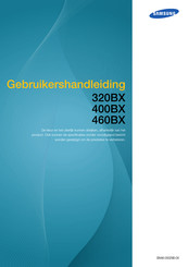 Samsung 320BX Gebruikershandleiding