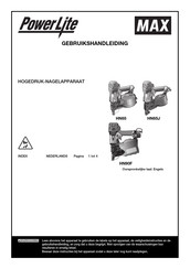 Max PowerLite HN90F Gebruikshandleiding