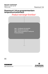 Emerson Rosemount 144 Installatiegids