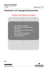 Emerson Rosemount 1151 Installatiegids