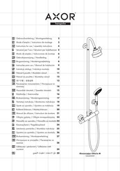 Hansgrohe AXOR Showerpipe Citterio M 34640000 Gebruiksaanwijzing