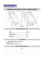 ESSEF 00 Series Gebruiksaanwijzing