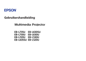 Epson EB-L635SU Gebruikershandleiding