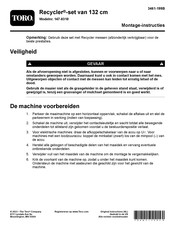 Toro 147-0310 Montage-Instructies