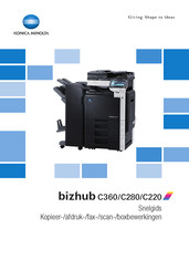 Konica Minolta Bizhub C-220 Snelgids