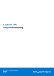 Dell Latitude 7440 Onderhoudshandleiding