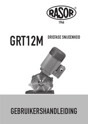 RASOR GRT12M Gebruikershandleiding