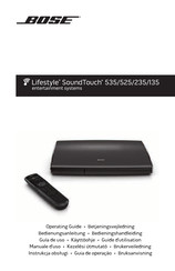 Bose Lifestyle SoundTouch 525 Bedieningshandleiding