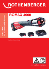 Rothenberger ROMAX 4000 Gebruiksaanwijzing