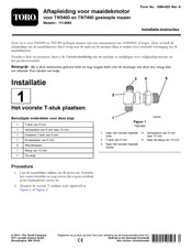 Toro TM5490 Installatie-Instructies