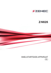 ZENEC Z-E3726 Snelstartgids