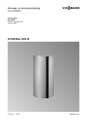 Viessmann Vitocell 100-E SVPB Series Montage- En Servicehandleiding