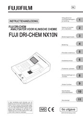 FujiFilm FUJI DRI-CHEM NX10N Instructiehandleiding