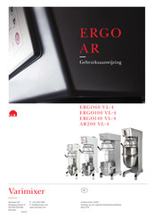 Varimixer ERGO0 VL-4 Gebruiksaanwijzing