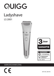 QUIGG Ladyshave LS 2001 Gebruiksaanwijzing