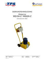 TPS Wheel Spinner WS22A-Z Gebruikershandleiding