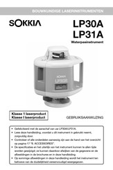 Sokkia LP31A Gebruiksaanwijzing