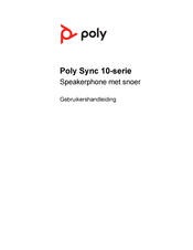 Poly SY10 Gebruikershandleiding