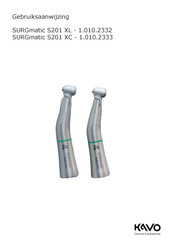 KaVo SURGmatic S201 XL Pro Gebruiksaanwijzing