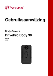 Transcend DrivePro Body 30 Gebruiksaanwijzing