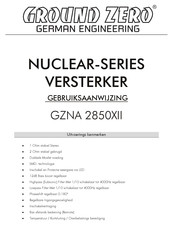 Ground Zero NUCLEAR Series Gebruiksaanwijzing