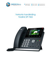 Yealink SIP-T46S Handleiding