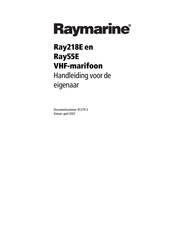 Raymarine Ray218E Handleiding