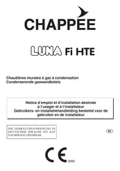 Chappee LUNA 330 Fi HTE Gebruikers- En Installatiehandleiding