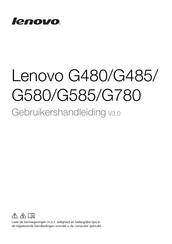 Lenovo G485 Gebruikershandleiding