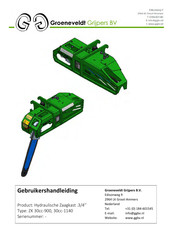 Groeneveld ZK 30cc-1140 Gebruikershandleiding